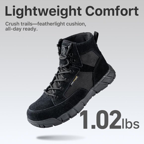 Men's Free Soldier Waterproof Hiking Work Tactical Boots Size: 10 (ACC0021) - Picture 11 of 16
